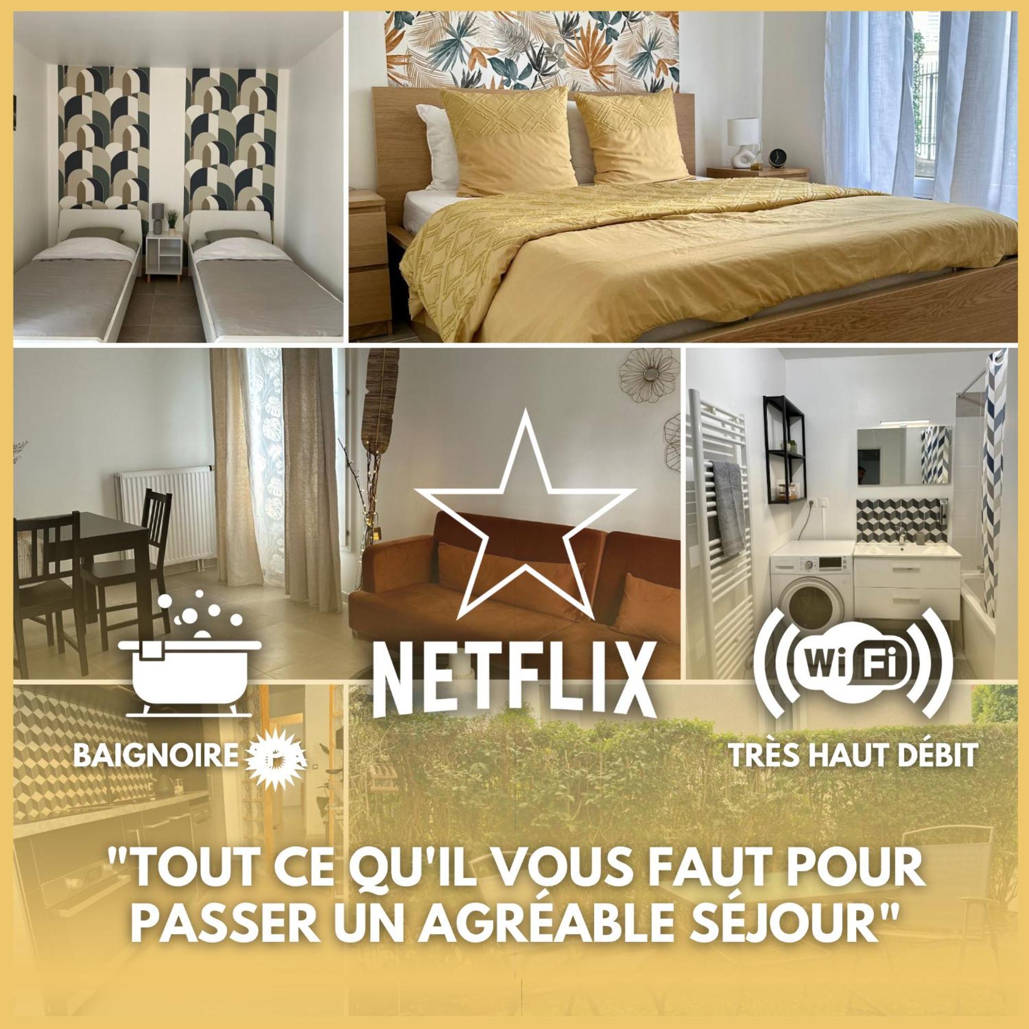 6Personne,10Mn De Disney,30Mn De Paris,Parking Bussy-Saint-Georges Extérieur photo